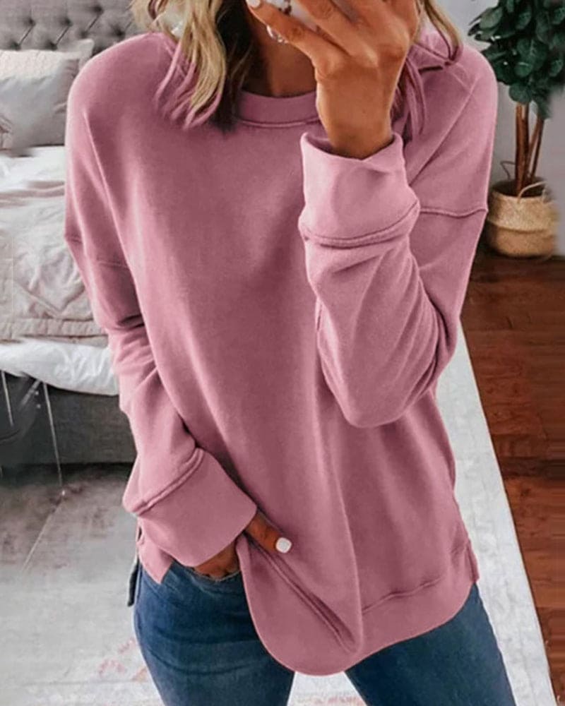 Kaitlyn - Relaxed Fit Cozy Sweater (Plus Size Available)