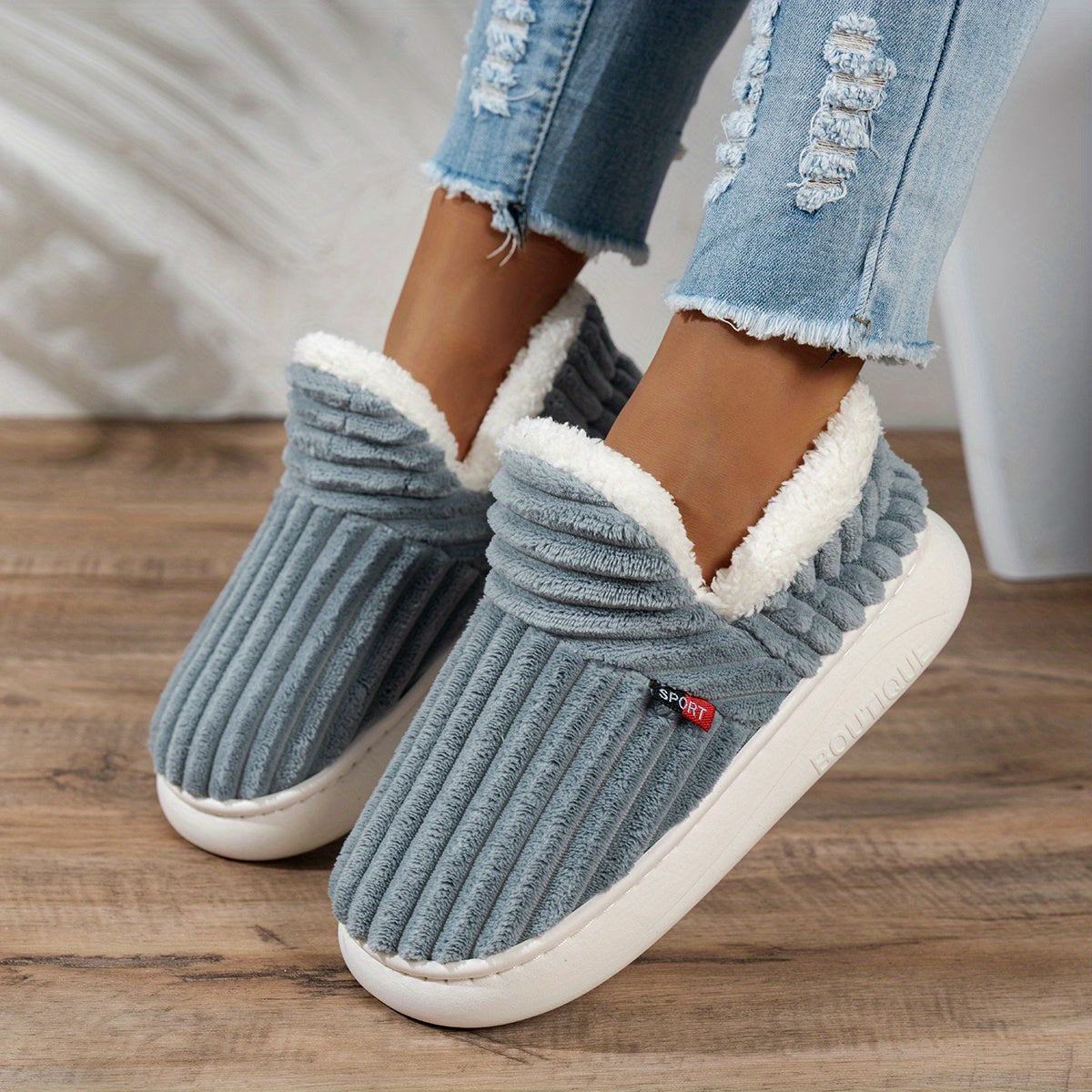 CozyStep – Plush Home Slippers