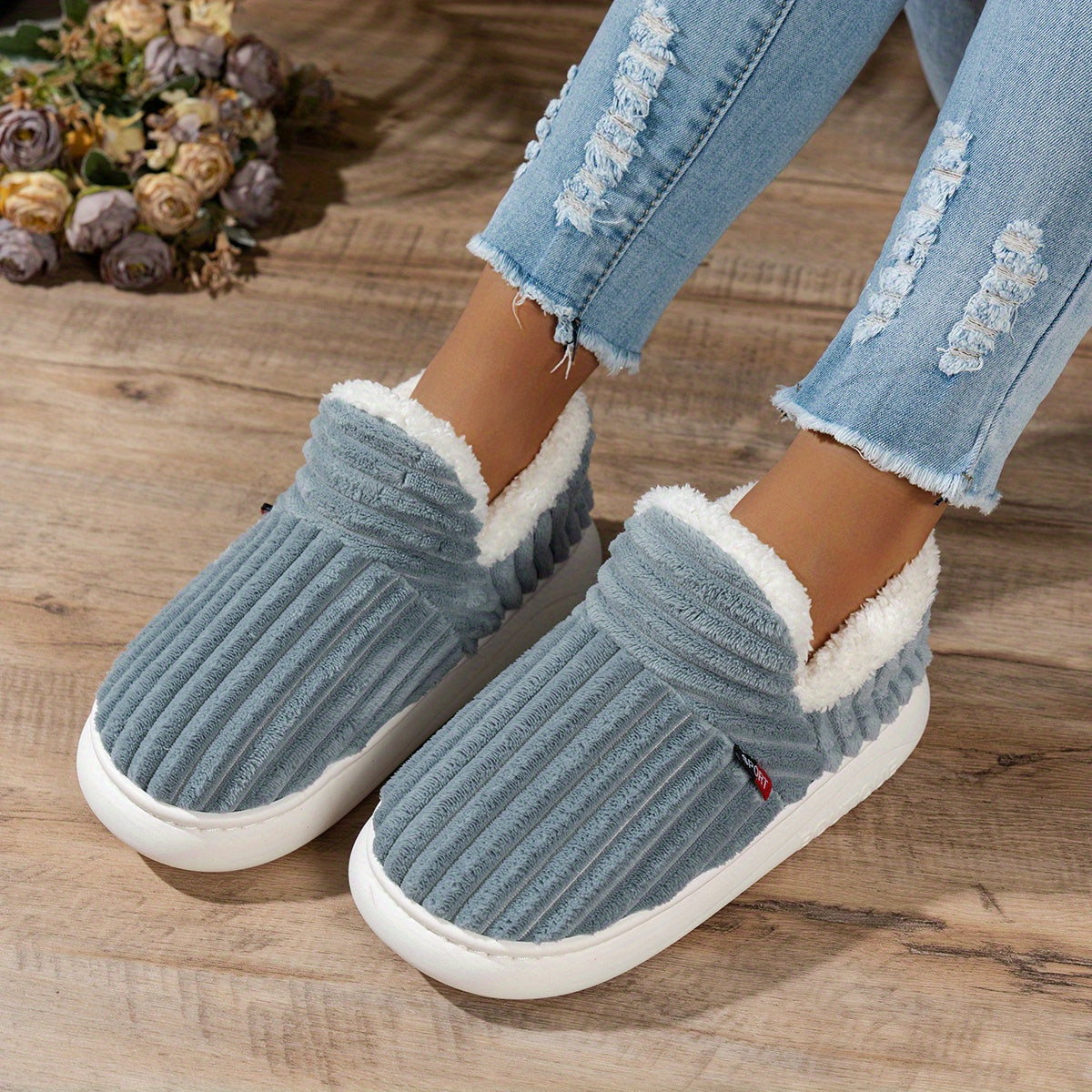 CozyStep – Plush Home Slippers