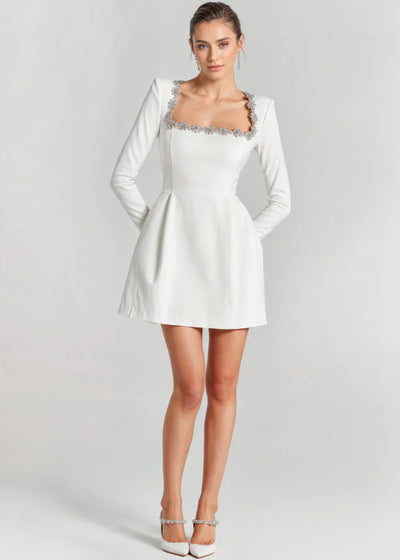 Amalie | Velvet Mini Dress