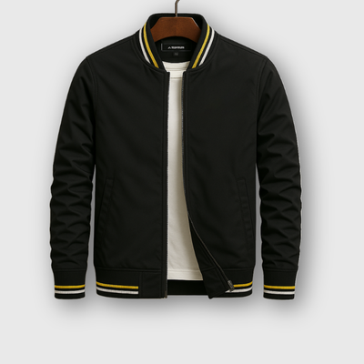 Rufus | Elegant Striped Bomber Jacket