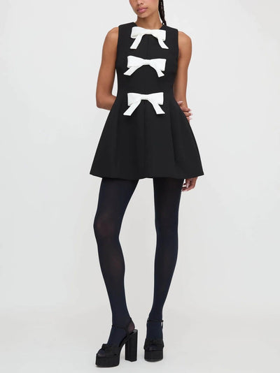 Alicia | Mini Bow Dress