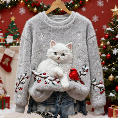 Snowy Kitty Winter Sweater™ 2025
