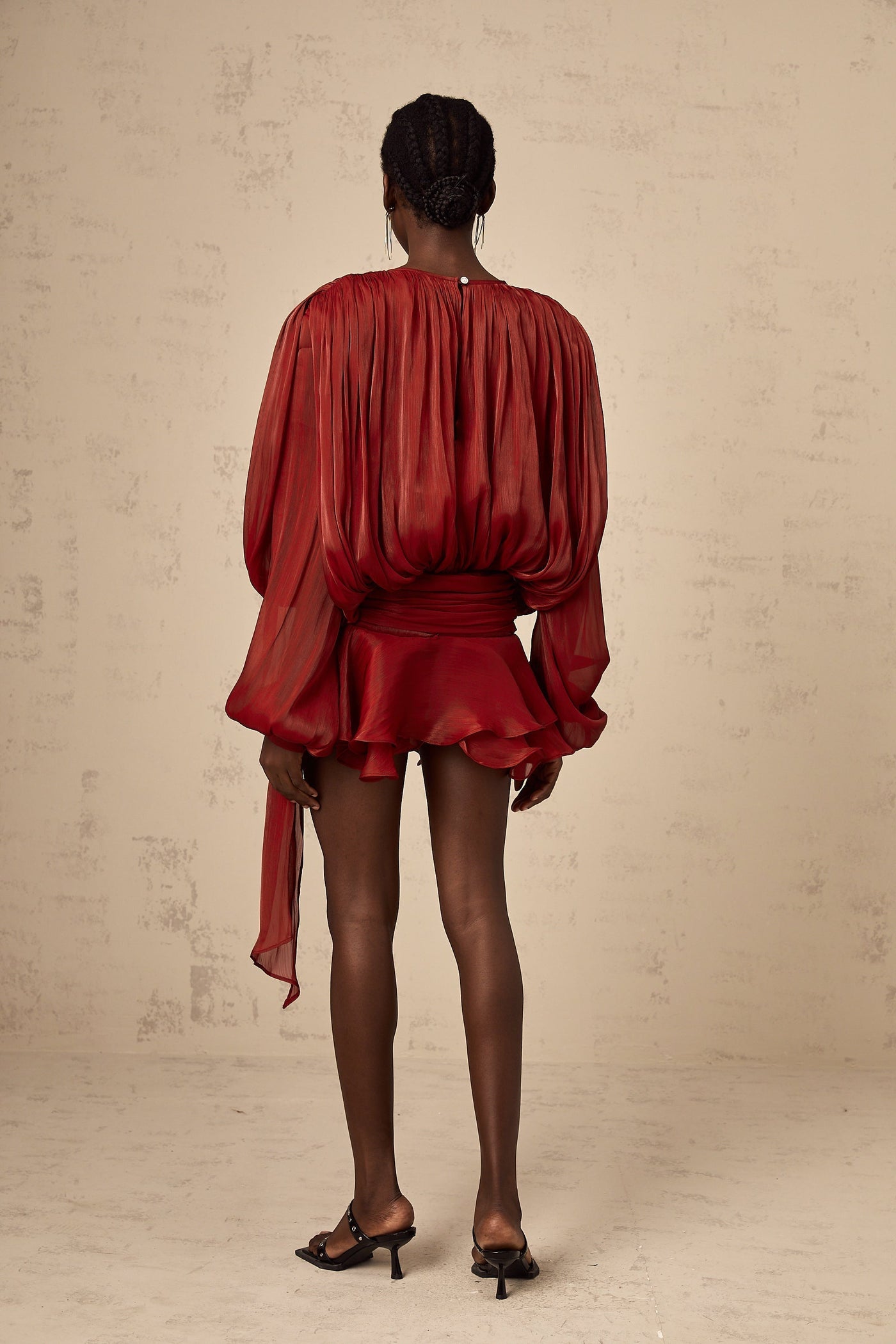 Indy | Flowing Satin Dress