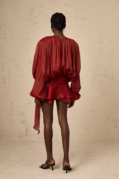 Indy | Flowing Satin Dress