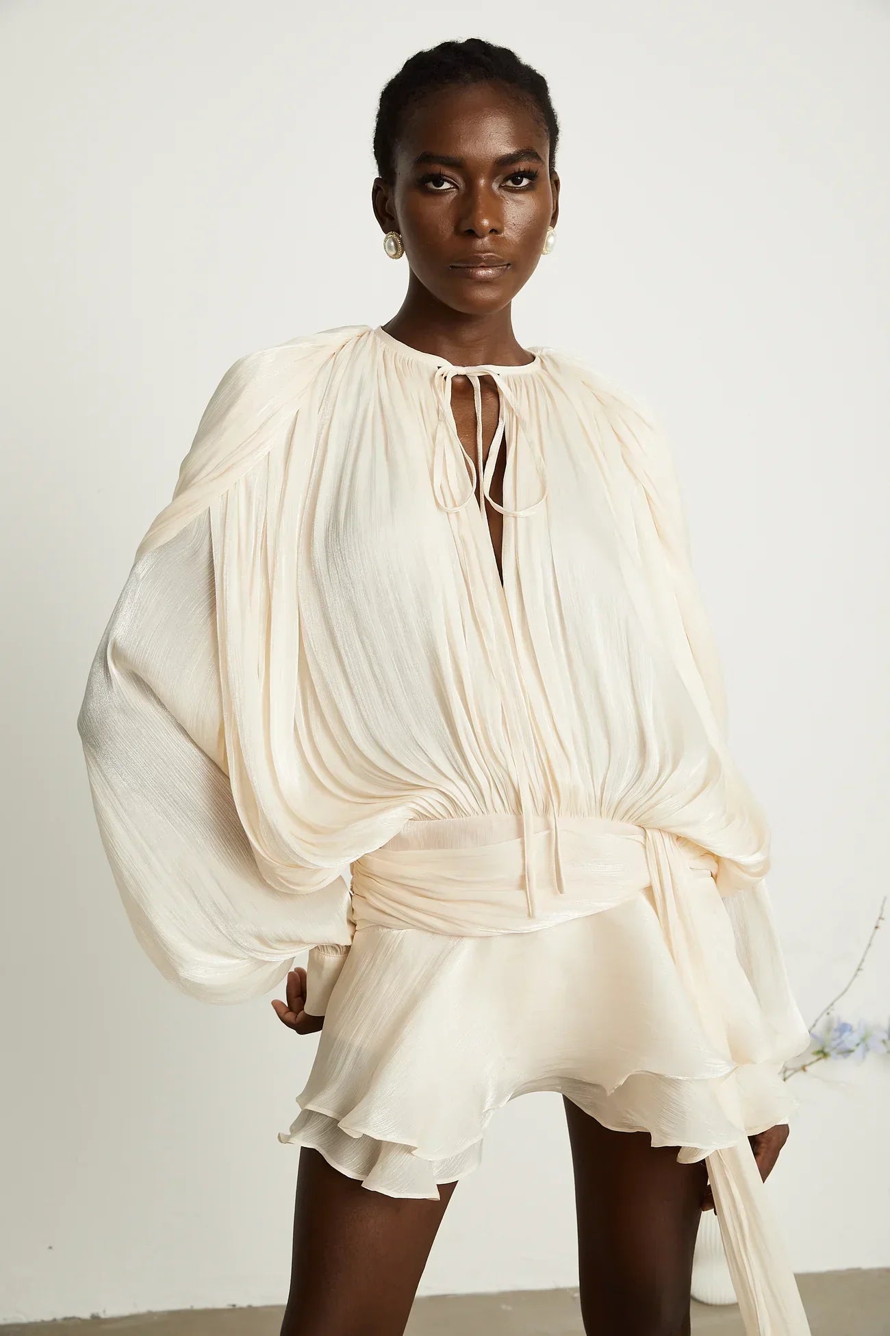 Indy | Flowing Satin Dress