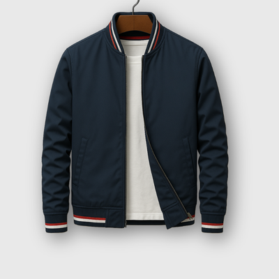 Rufus | Elegant Striped Bomber Jacket