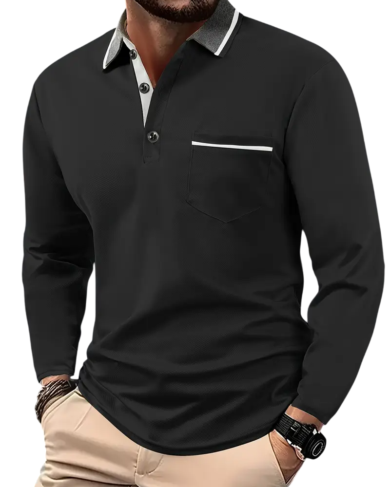 Sorin I Classic Polo with Long Sleeves