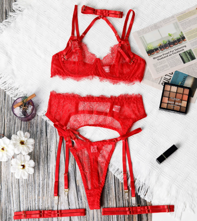 Ariana™ | Midnight Elegant Lace Lingerie Set