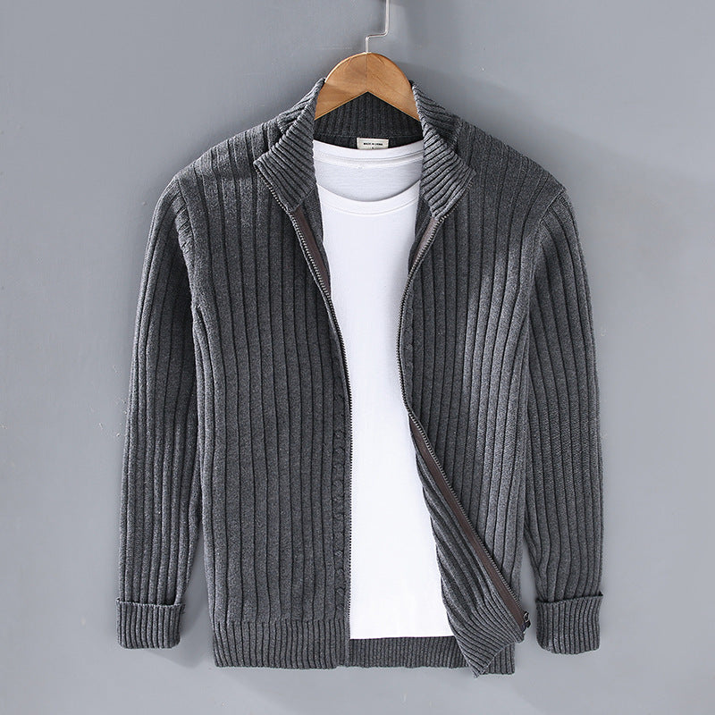 Giovanni | Knitted Cardigan with Zipper