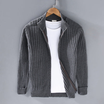 Giovanni | Knitted Cardigan with Zipper