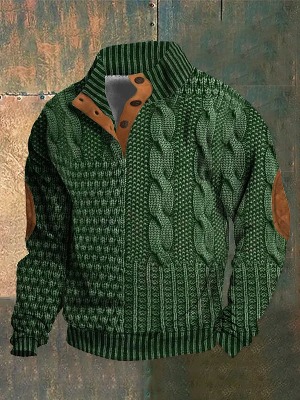 Elric™ | Knitted Sweater with Pattern