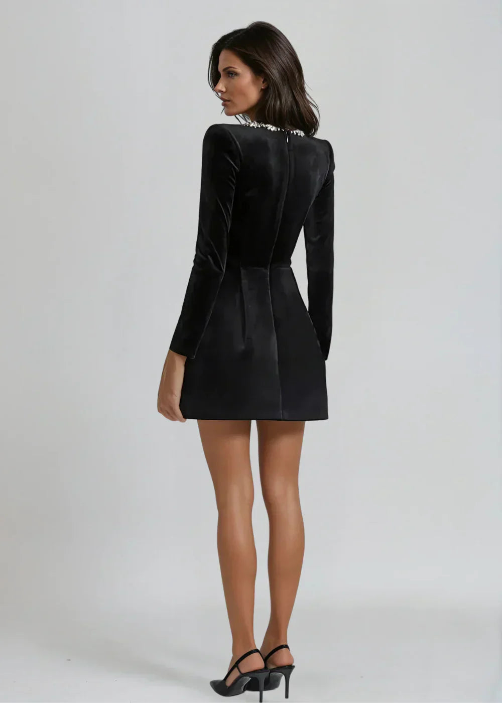 Amalie | Velvet Mini Dress