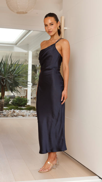Josephina Midi Dress - Navy