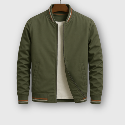 Rufus | Elegant Striped Bomber Jacket