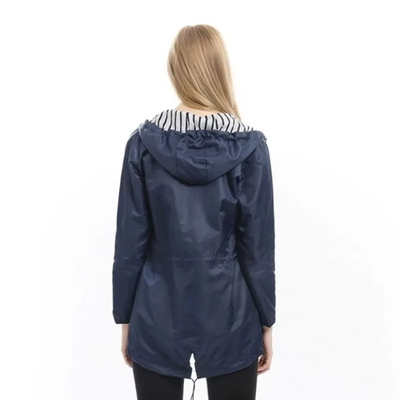Yvonne - Hooded Raincoat for Women Lightweight and Windproof