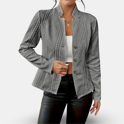 Clara - Buttoned Blazer Jacket