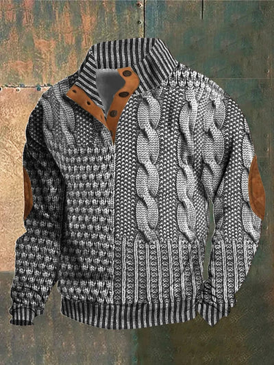 Elric™ | Knitted Sweater with Pattern