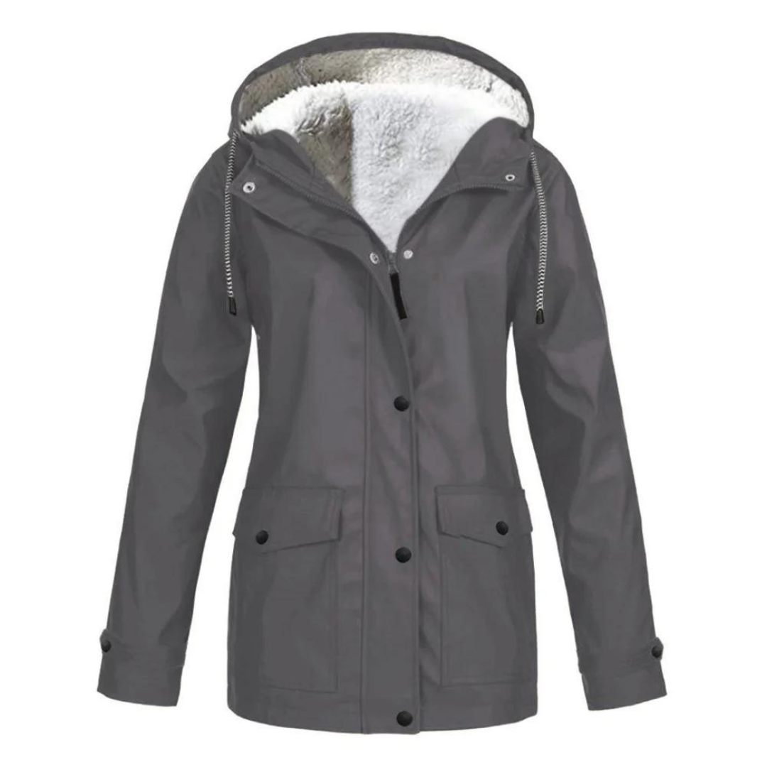 Sophie - Windproof Hooded Rain Jacket (Plus Size Available)