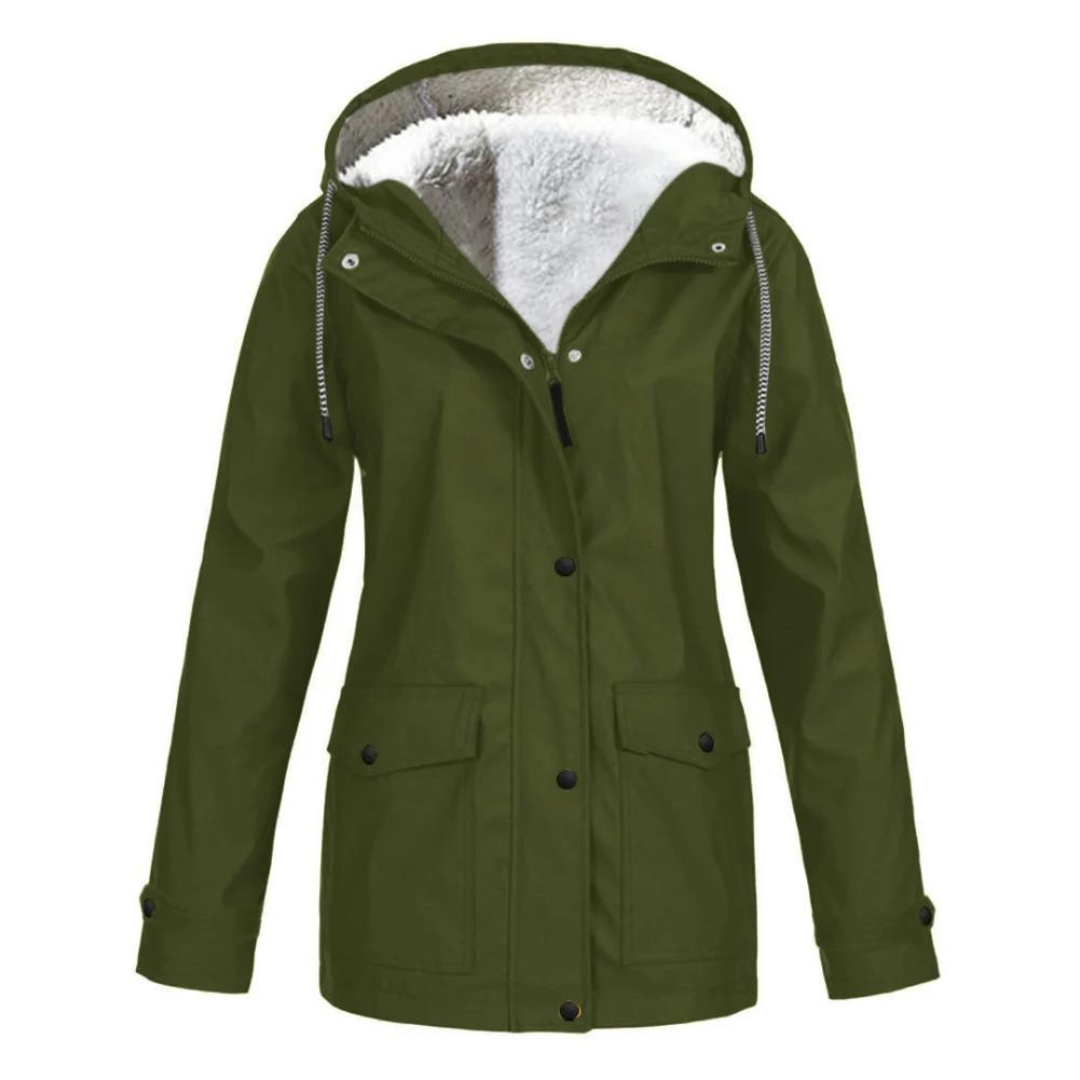 Sophie - Windproof Hooded Rain Jacket (Plus Size Available)