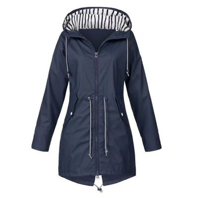 Yvonne - Hooded Raincoat for Women Lightweight and Windproof
