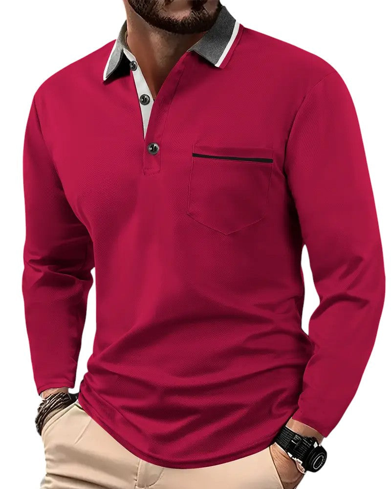 Sorin I Classic Polo with Long Sleeves