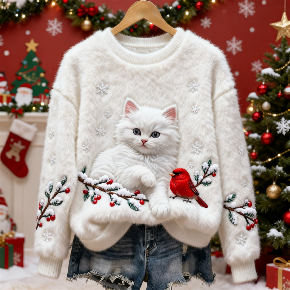 Snowy Kitty Winter Sweater™ 2025