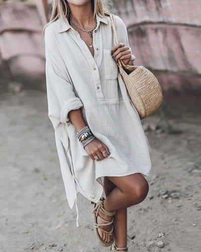 Ruby - Boho Chic Shirt Dress