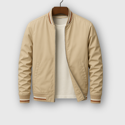 Rufus | Elegant Striped Bomber Jacket