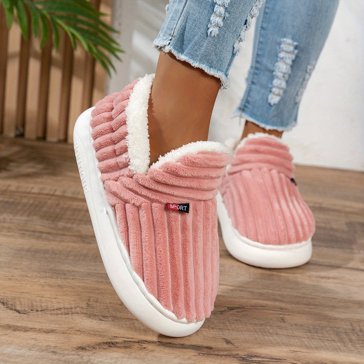 CozyStep – Plush Home Slippers