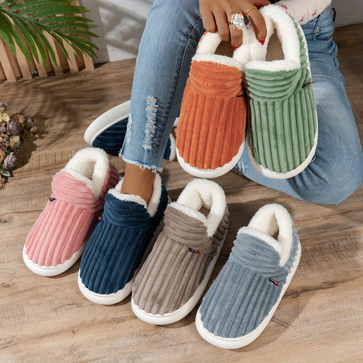 CozyStep – Plush Home Slippers