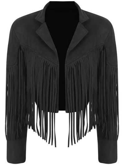 Jessie - Brown Jacket with Fringes
