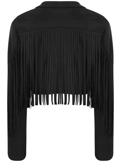 Jessie - Brown Jacket with Fringes