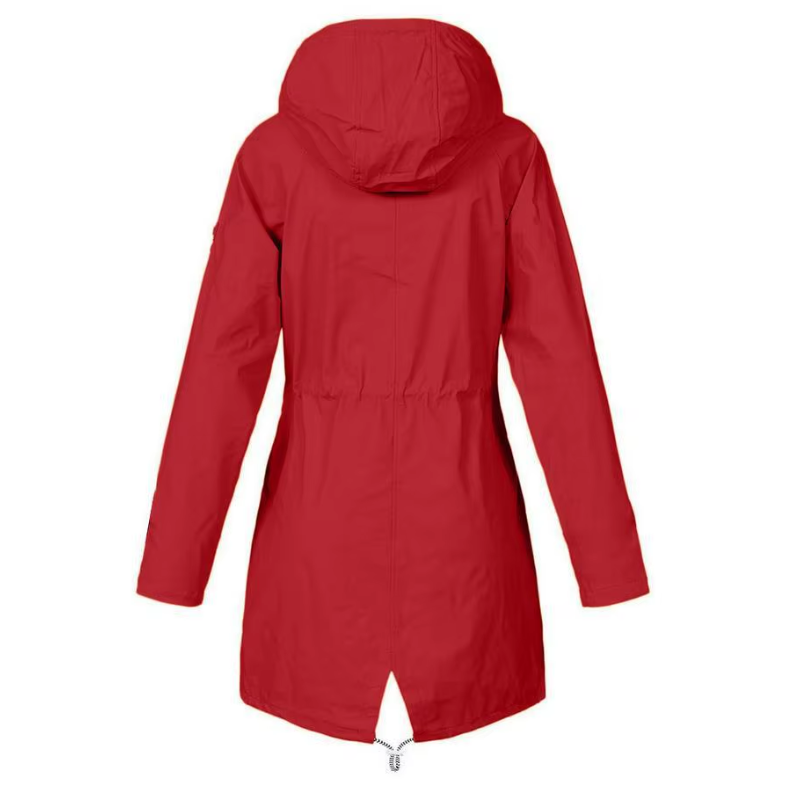Yvonne - Hooded Raincoat for Women Lightweight and Windproof