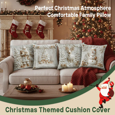 🎄Christmas Decorative 3D Pillow Covers (Set of 4)