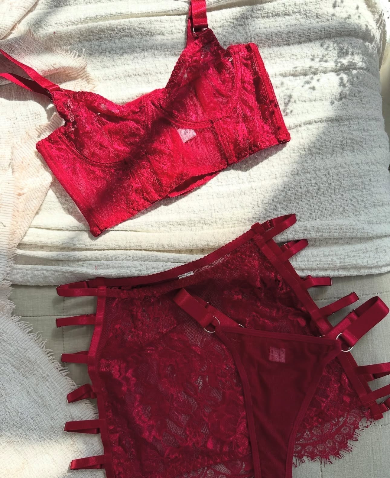 Amber™ | Red Desire Lingerie Set