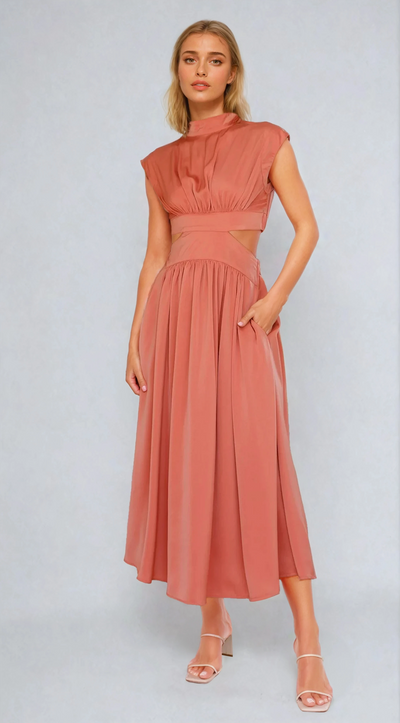 Cindie Midi Dress - Desert