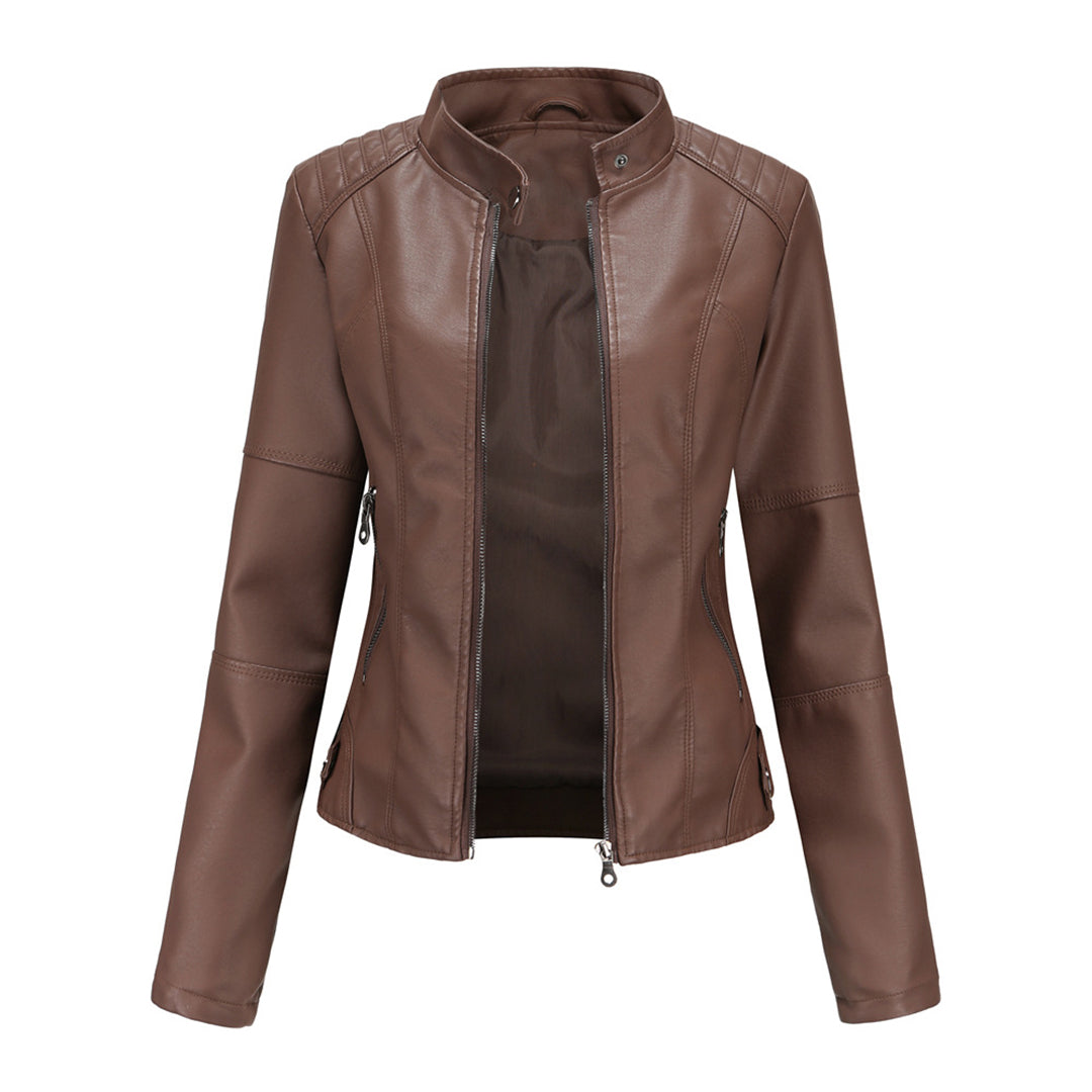 Jillian | Elegant Leather Jacket