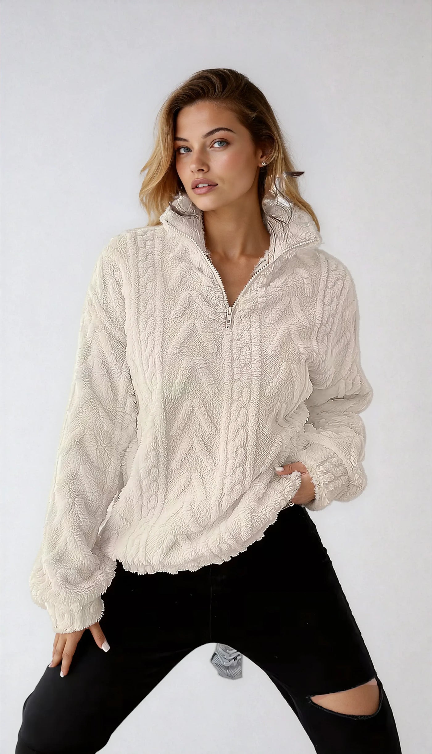 Izabel - Quarter Zip Fleece