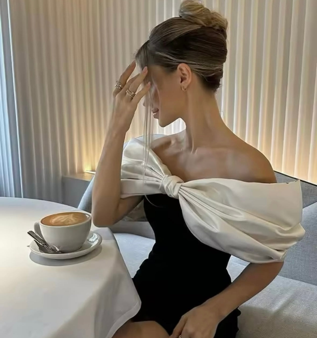 Rowanne | Glamorous Bow Dress