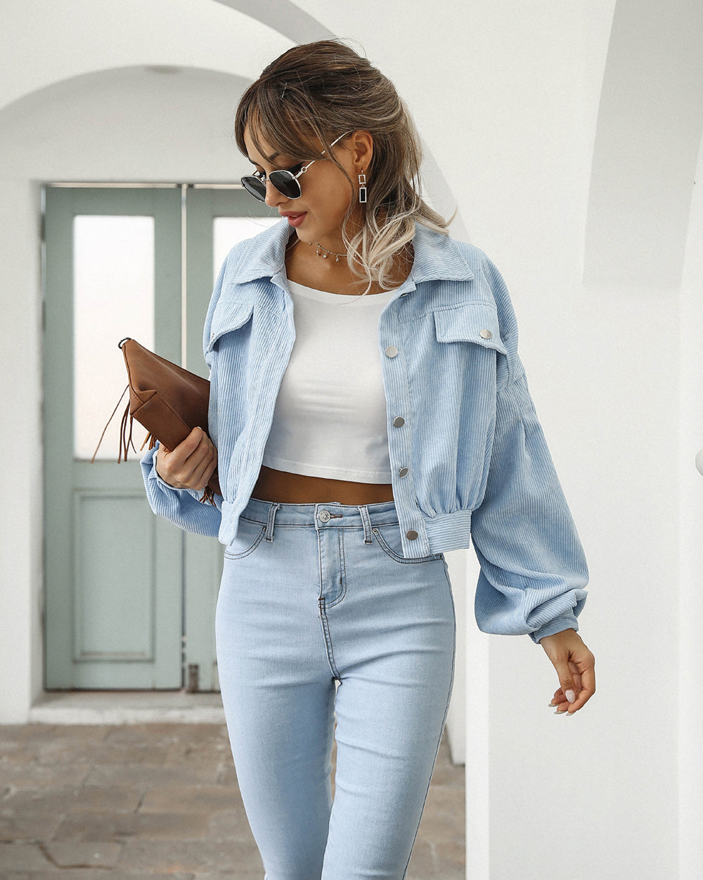Anika - Trendy Cropped Jacket