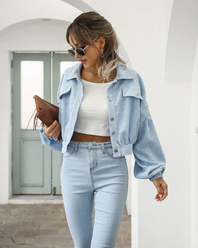 Anika - Trendy Cropped Jacket