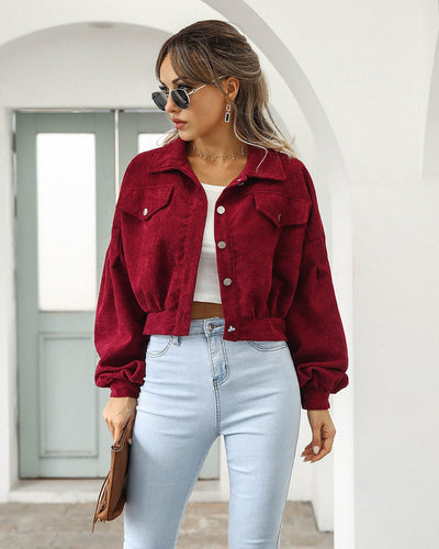 Anika - Trendy Cropped Jacket