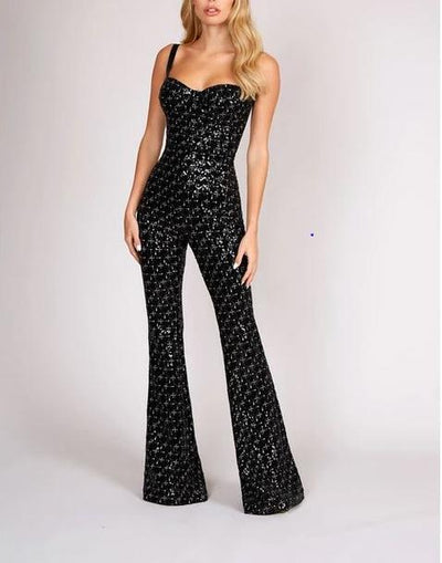 Avah - Glamorous Sequin Jumpsuit