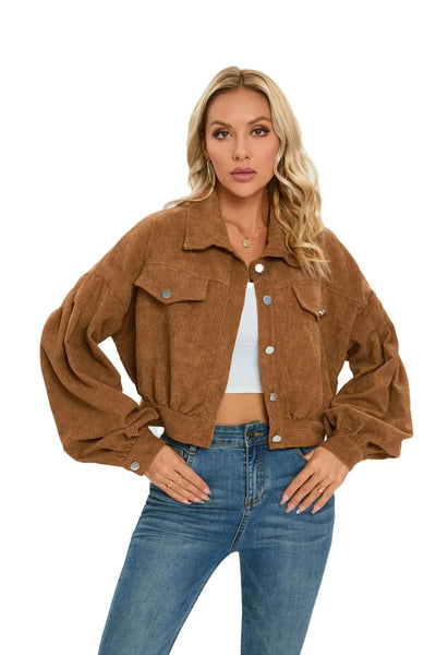 Anika - Trendy Cropped Jacket