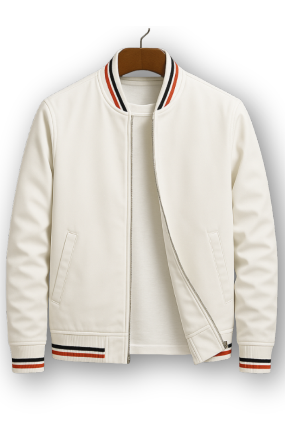 Rufus | Elegant Striped Bomber Jacket