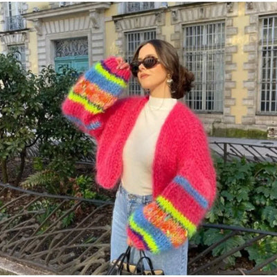Eleni - Colorful Crochet Sweater