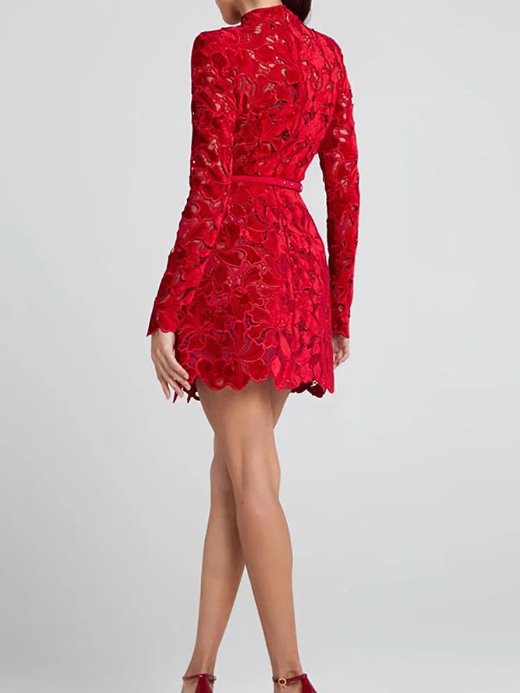 Malani | Floral Lace Dress