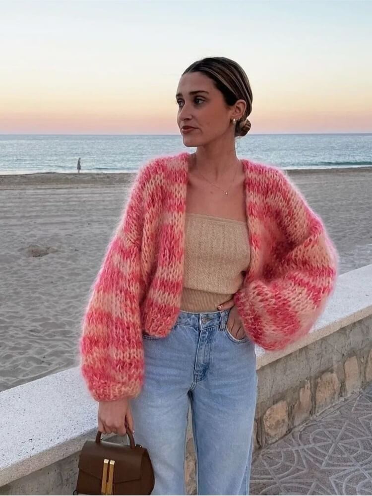 Eleni - Colorful Crochet Sweater