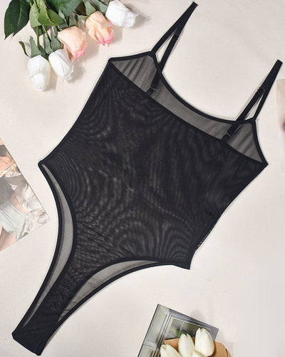 Sora™ | Transparent Mesh Bodysuit